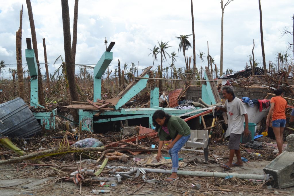 fciwomenswrestling.com article, wikimedia photo A destroyed house on the outskirts of Tacloban on Leyte island. This region was the worst affected by the typhoon, causing widespread damage and loss of life. Caritas is responding by distributing food, shelter, hygiene kits and cooking utensils. (Photo: Eoghan Rice - Trócaire / Caritas)