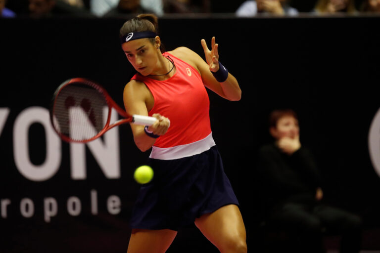 Caroline,Garcia,(fra),During,The,Open,6eme,Sens,-,Metropole